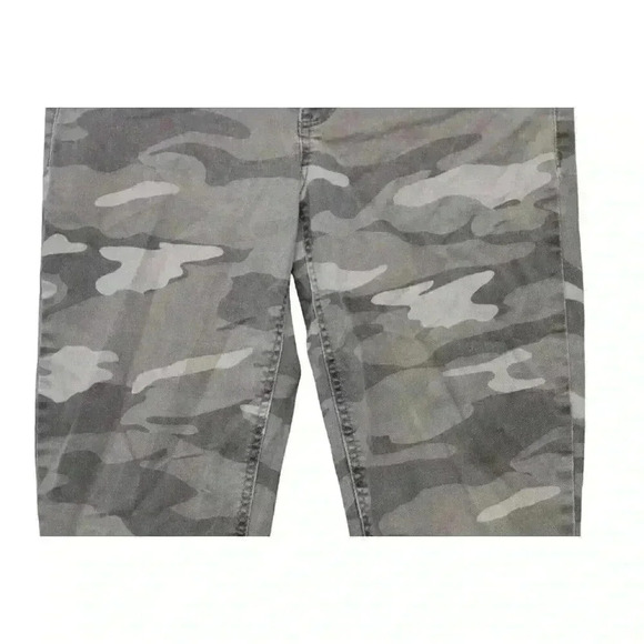 Democracy Ab Technology Jeans Size 8 Tapered Ankle Camo Stretch Elastic Waist - Picture 3 of 11